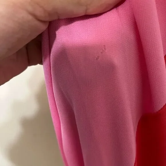 Staud Serena One Shoulder Multi Color Long Dress Medium - Picture 7 of 11